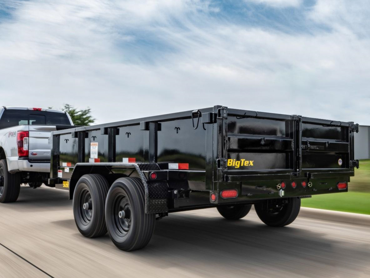 ON SALE - Big Tex 6x12 10K Dump Trailer Tandem Axle Single Ram 90SR
